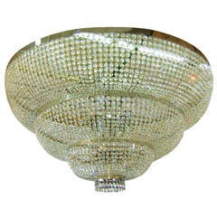 Huge Dome Swarovsky Crystal Chandelier