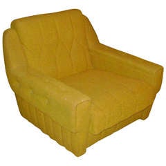 Italian Pair Mid Century Modern  Architectural Armchairs Manner of Ico Parisi