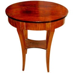 Viennese Biedermeier Small Oval Side Table