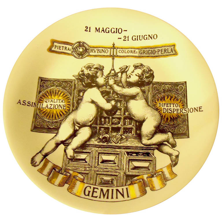 Fornasetti Gemini Plate