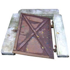 Small Baroque1750  Iron Door and Granite Portal