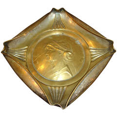 Vienna Secession Brass Bowl
