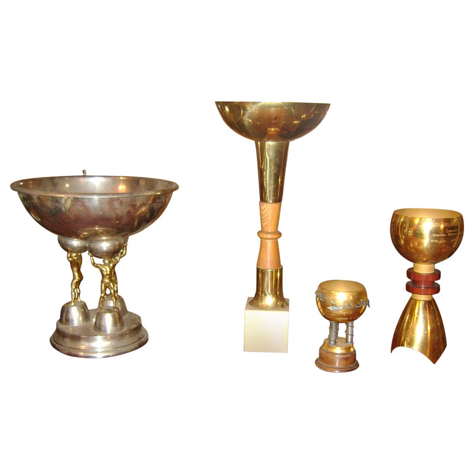 Four 20 th c Modern Trophies