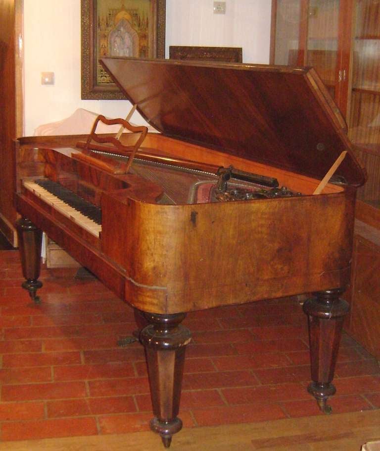 Richard Lipp, signed and dated antique Karlsruhe piano forte in great condition, all small missing parts are available.