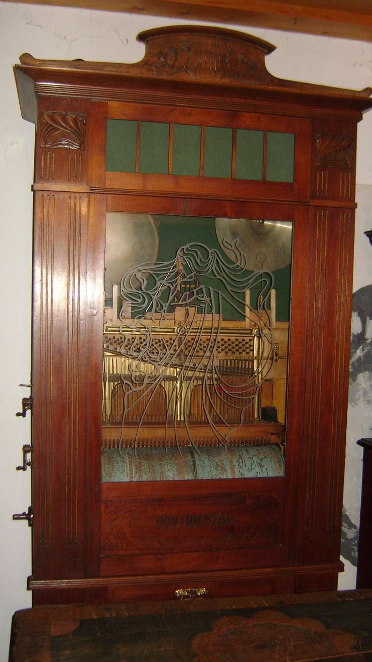 Art Nouveau 19 th c Antique Polyphon - Musical Mechanical Instrument