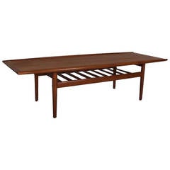 Grete Jalk Danish Mid Century Modern Coffee Table