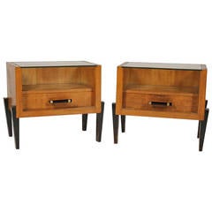 Pair of Osvaldo Borsani Manner Nightstands Mid Century Modern