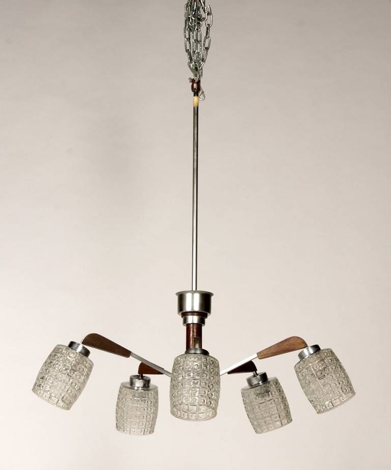 Italian Mid Century Modern Ceiling Light Chandelier