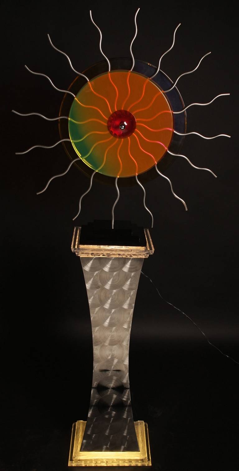 Spectacular Modern American Haziza Sculpture/ Floor Lamp