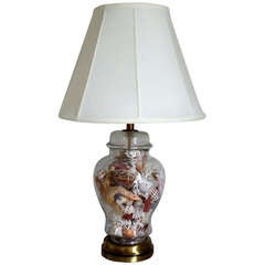 Shell  Coral Collection Glass  Mounted Lamp