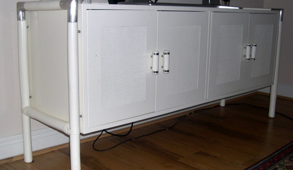 Robsjohn - Gibbings White Lacquere Mid Century Modern Dresser