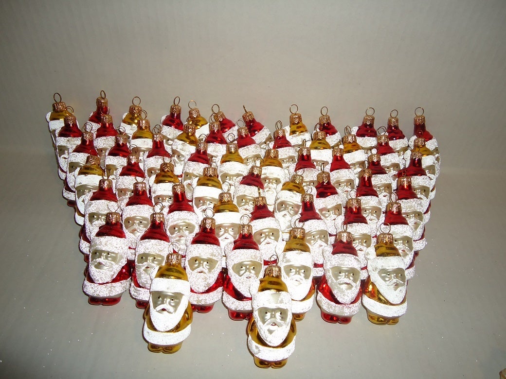 Unknown 150 pcs Vintage Christmas Ornaments Santa's Army