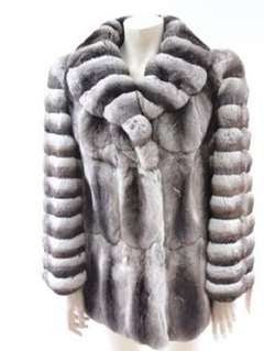 Vintage Russian Chinchilla  Fur Coat