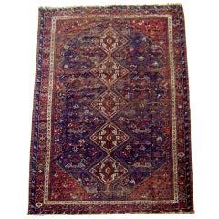 Large  Antique 19 th century Persian Kazak Carpet Rug