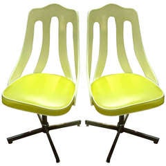 Eames Pair of Swivel Chairs