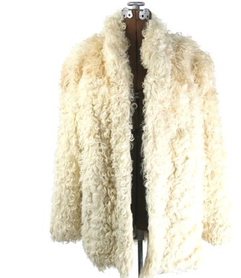 Curly Wool - Tibetan Lamb Wool Jacket- Free Shipping