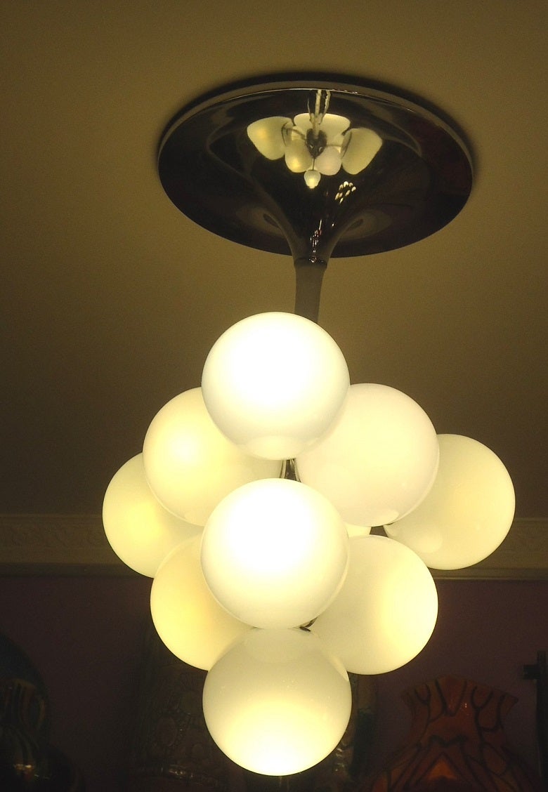 Sputnik Type Italian Mid Century Modern Chandelier