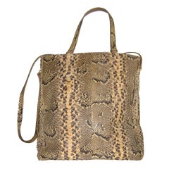 Rare White Python Large Bag/ Tote Rare White Python Large Bag/ Tote
