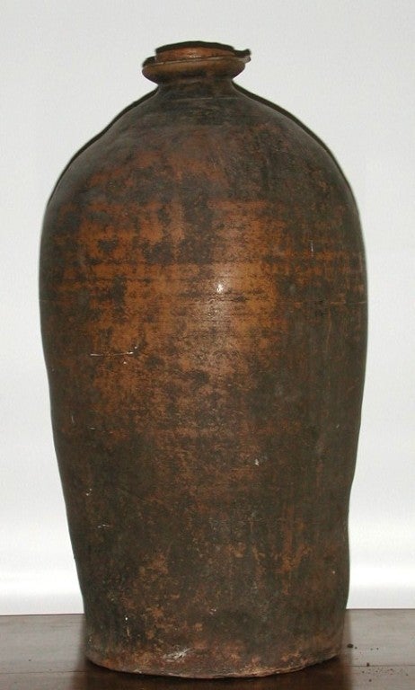 Gustavian Antique 18 th c Terracotta Oil Vessel Jar
