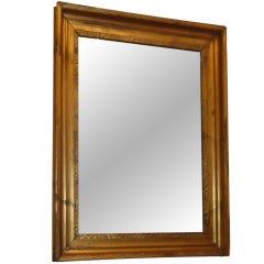 Large Gilded Gustavian Mirror 19 th c