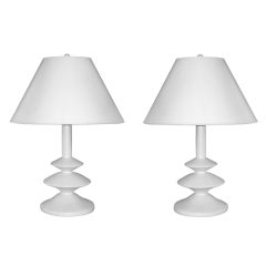Pair of Giocometti Style Lamps for Sirmos