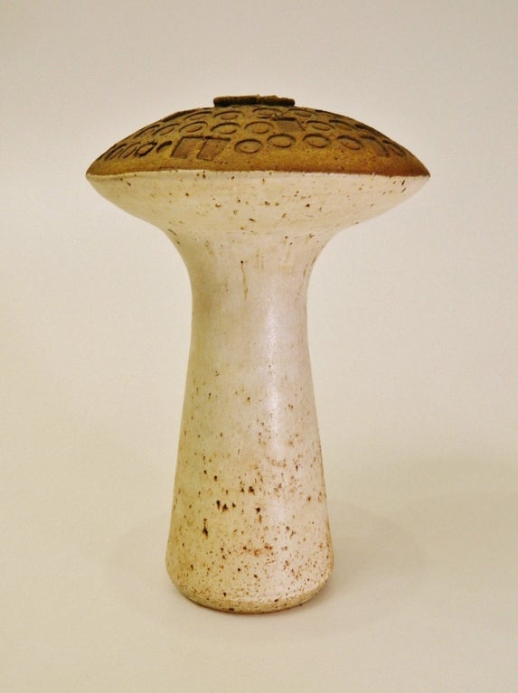 Mid-Century Pottery Mushroom