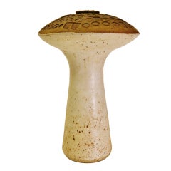 Vintage Mid-Century Pottery Mushroom