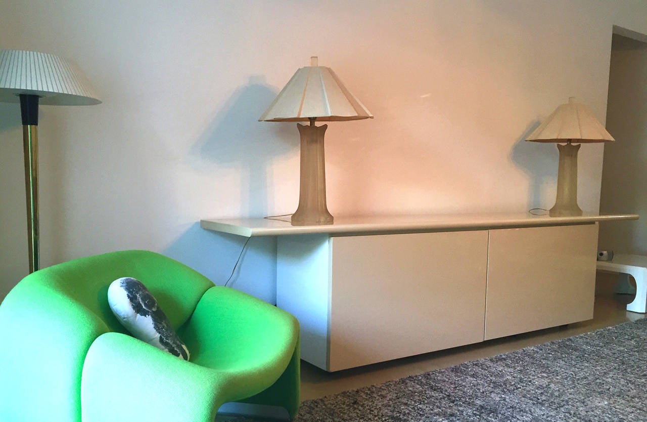 Modern Large Italian Lacquered Credenza by Acerbis