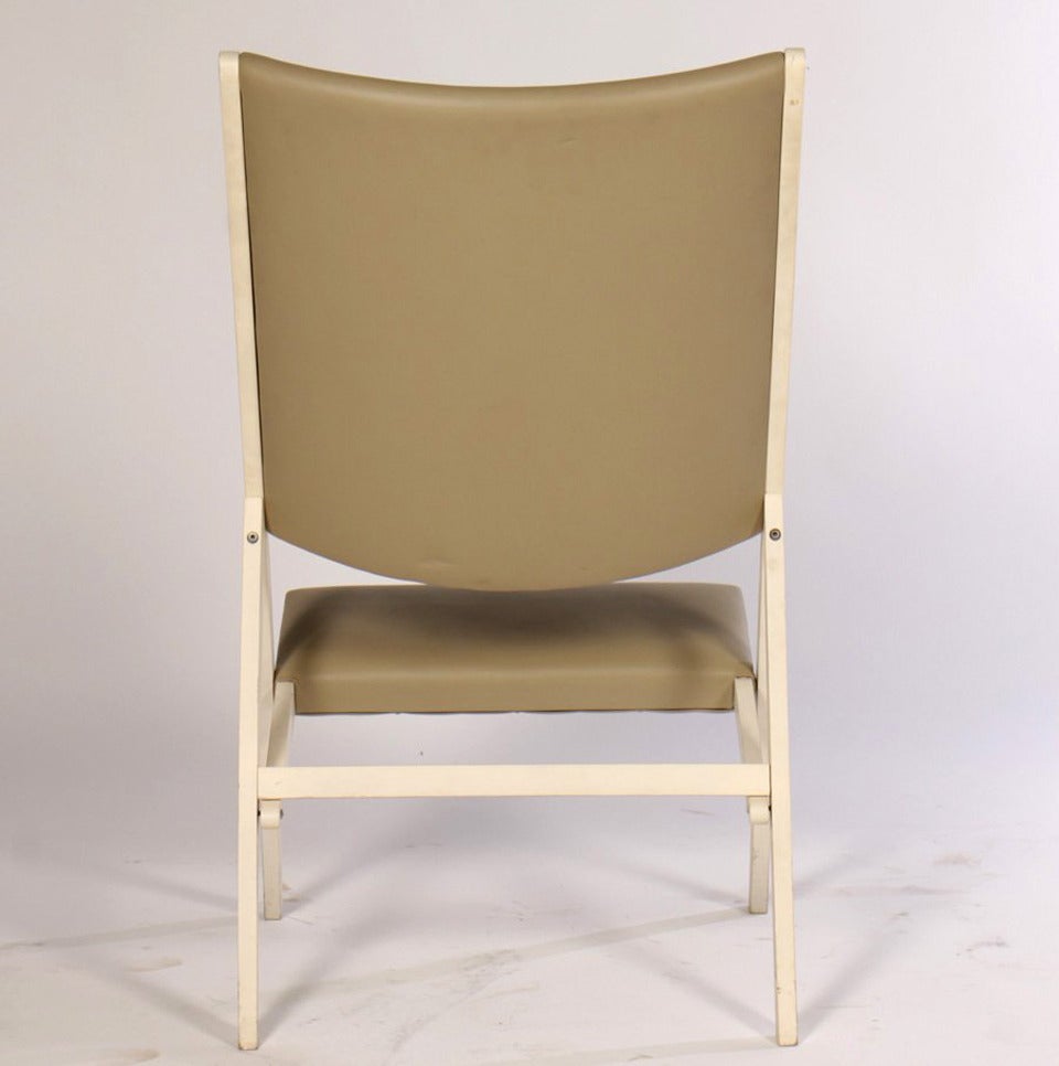 Modern Pair of Gabriella Folding Chairs Model D.270.2 by Gio Ponti For Sale