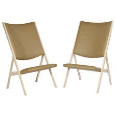 Pair of Gabriella Folding Chairs by Gio Ponti 3
