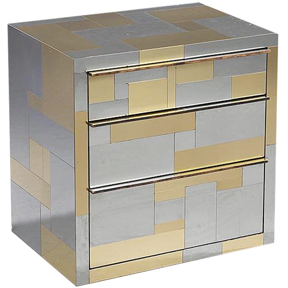 Cityscape Cabinet with Drawers by Paul Evans