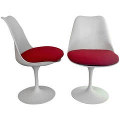 Paar Vintage Tulip Chair von Eero Saarinen
