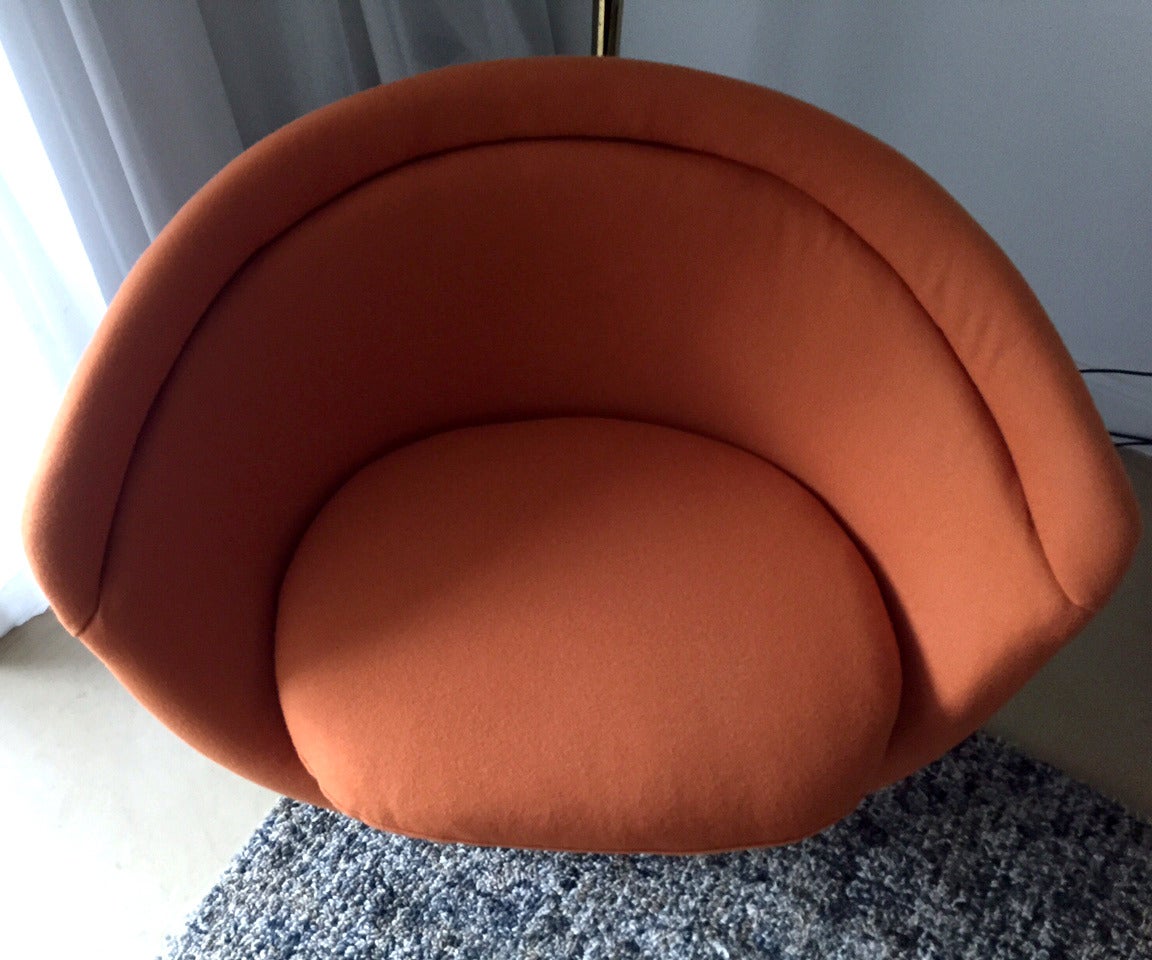 Mid-20th Century Bronze Frame Lounge Chair by Warren Platner for Knoll