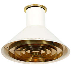 Finnish Ceiling Light Paavo Tynell for Taito 10
