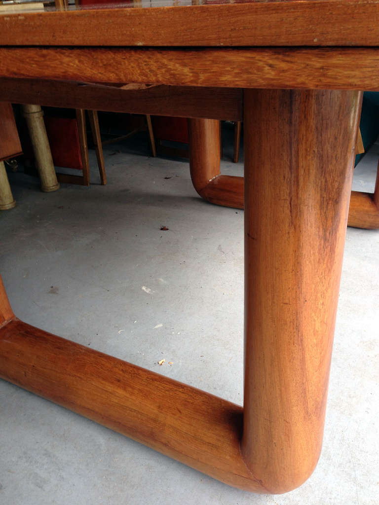 20th Century French Oak Dining Table with Extension Leaves by Jean Royere For Sale