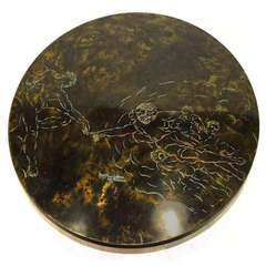 Rare and Large Bronze Coffee Table by Philip and Kelvin Laverne
