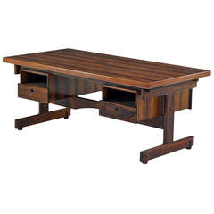Brazilian Rosewood Desk by Sergio Rodrigues