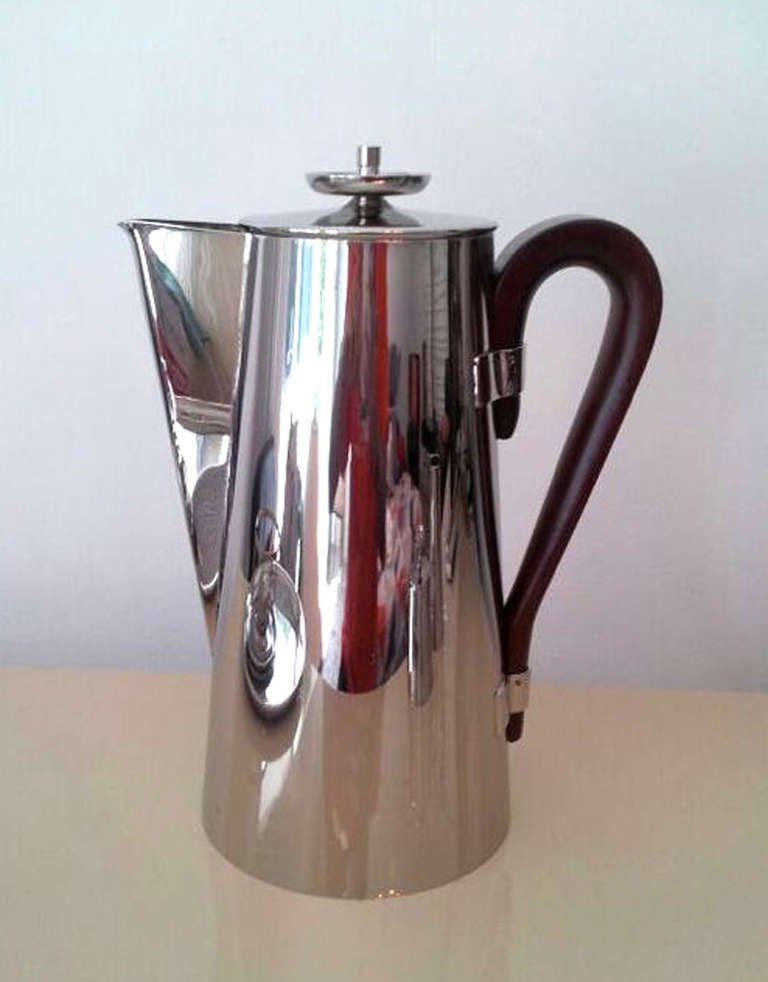 American Coffee Service With Tray Tommi Parzinger Dorlyn Silversmith For Sale