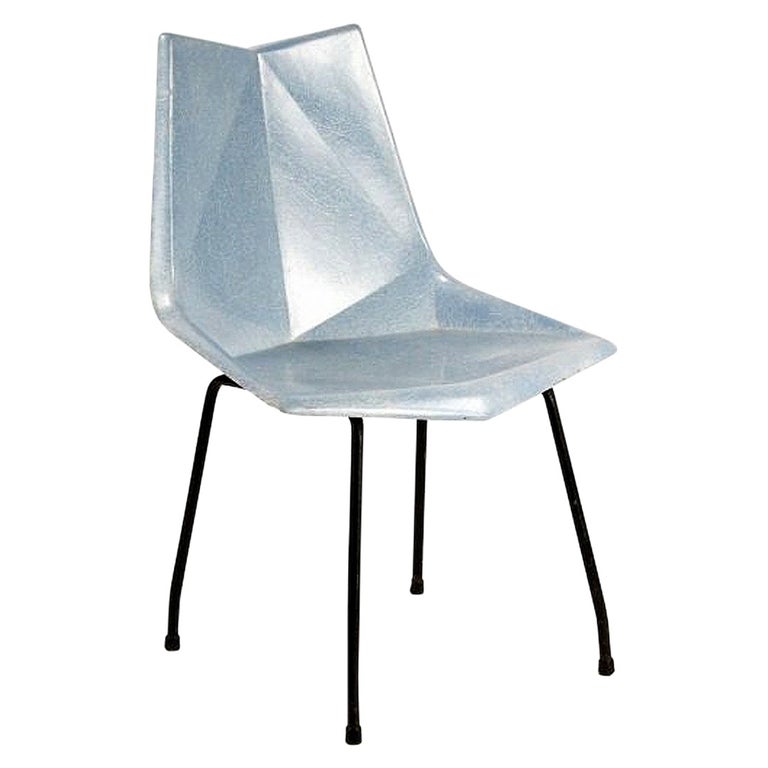 Fiberglass Origami Chair by Paul McCobb For Sale