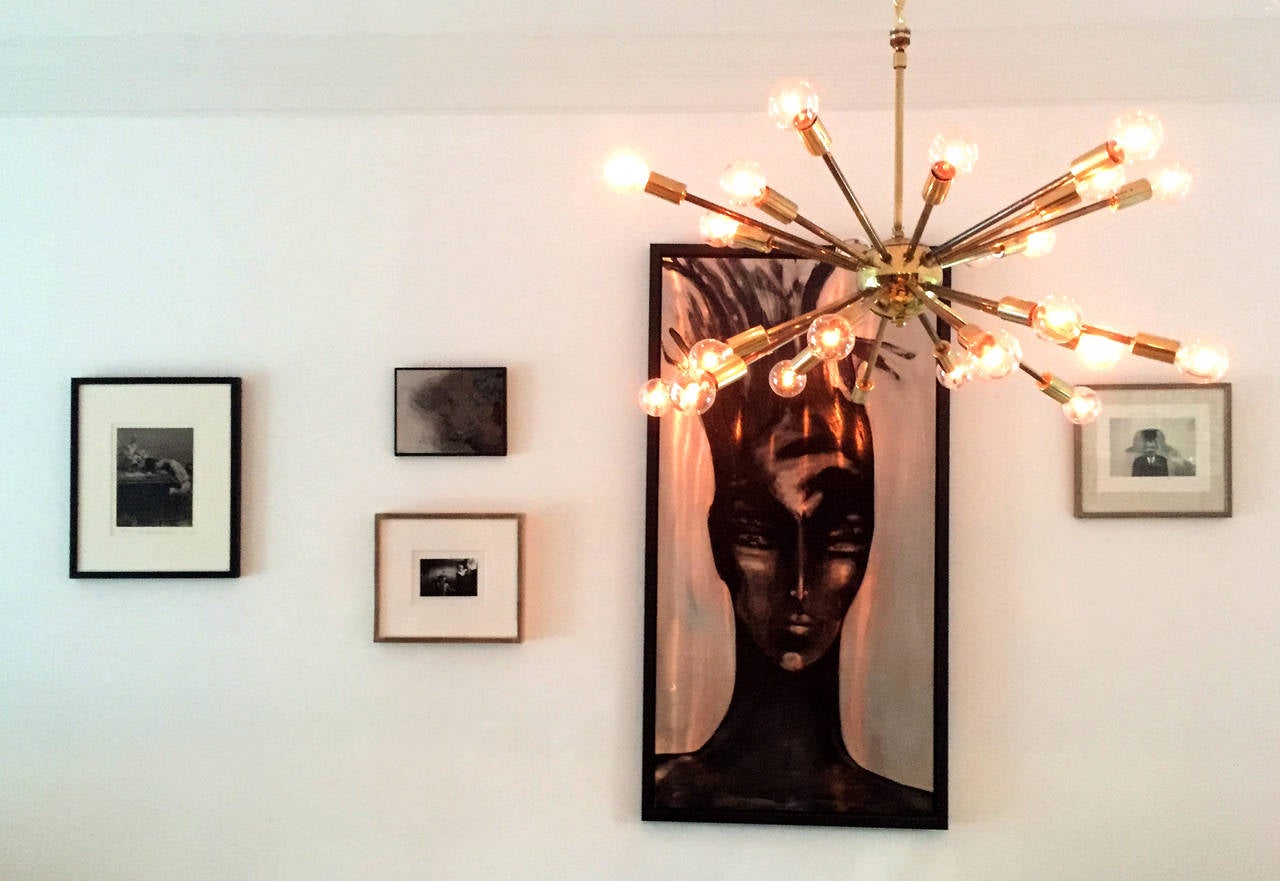 sputnik chandelier vintage