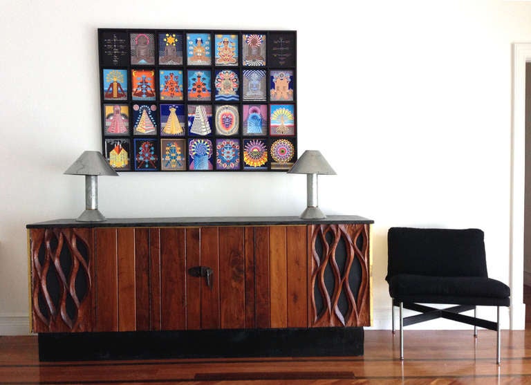 American Cabinet Credenza Phillip Lloyd Powell and Paul Evans For Sale