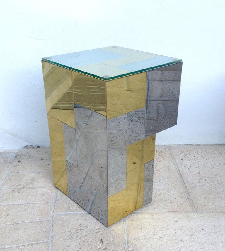 American Paul Evans Cityscape Side Table