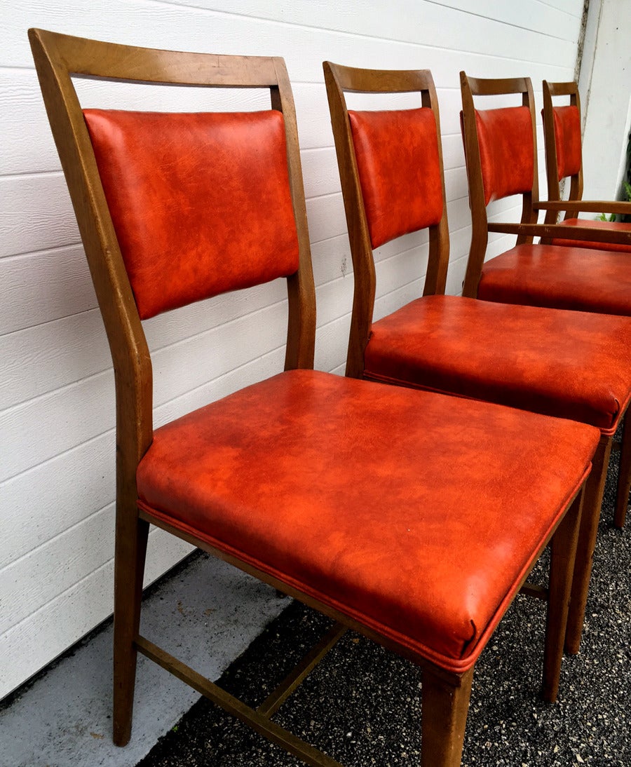 American A set of four dining chairs by Paul McCobb