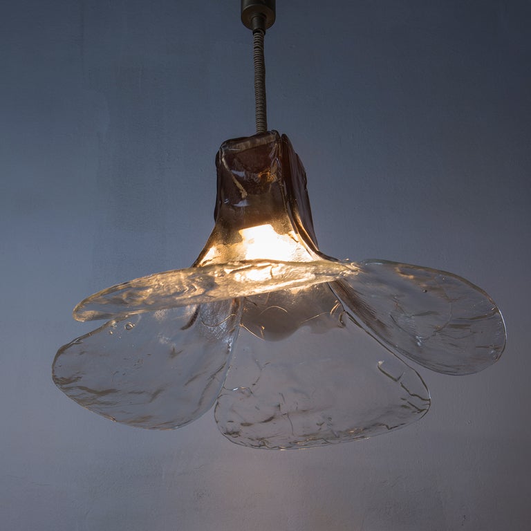 Metal Pendant lamp by Carlo Nason for Mazzega