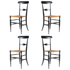 Set of Four "Campanino" Chairs by Sanguineti 4