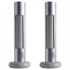 Rare Pair of "Morgana" Table Lamps by Enrico Panzieri for Sormani 5