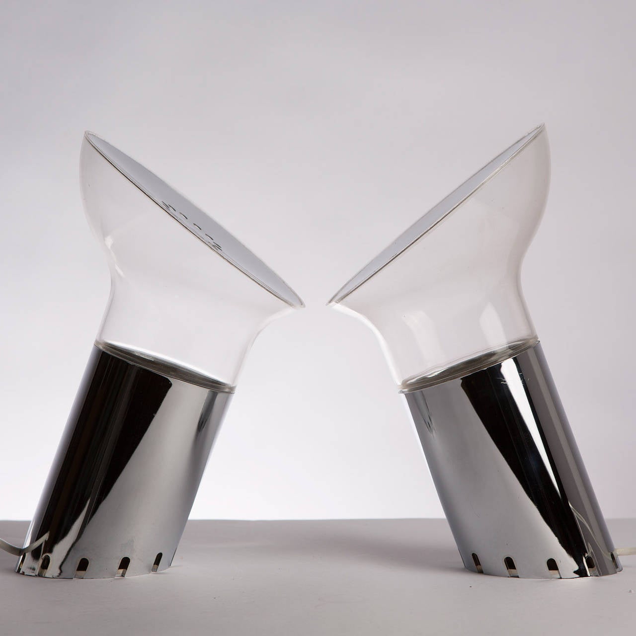 Pair of "Nitia" Table Lamps by Rodolfo Bonetto for Guzzini