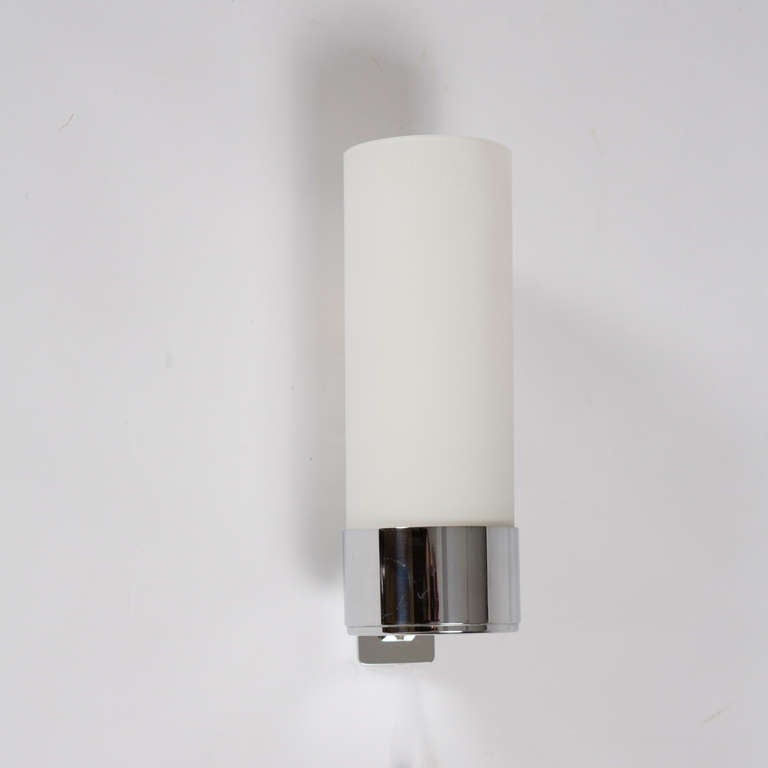 Italian Glass Sconce by Caccia Dominioni for Azucena, Italy, 1970s For Sale