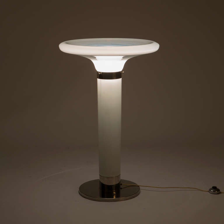 Italian Vistosi Floor Lamp by Adalberto Dal Lago For Sale