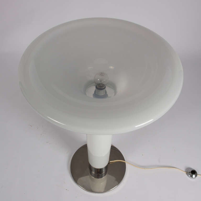 Glass Vistosi Floor Lamp by Adalberto Dal Lago For Sale